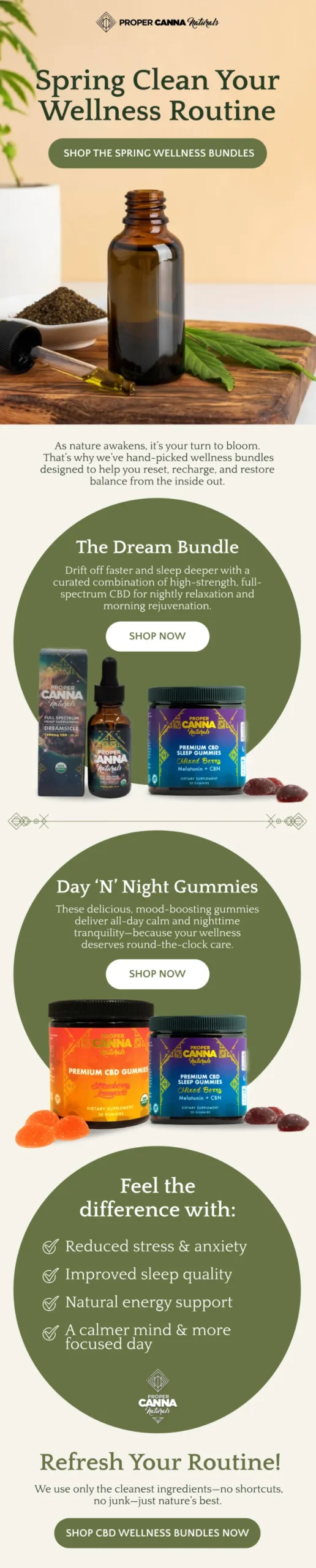 Email design example
